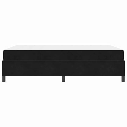 Struttura del letto Nero e Bianco 140 x 200 cm Velluto