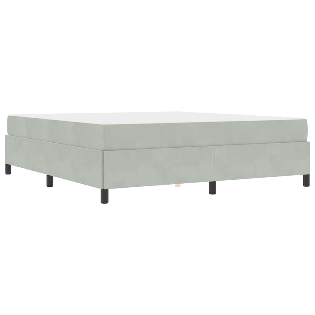 Struttura del letto Grigio chiaro, Grigio e Bianco 180 x 200 cm - homemem39