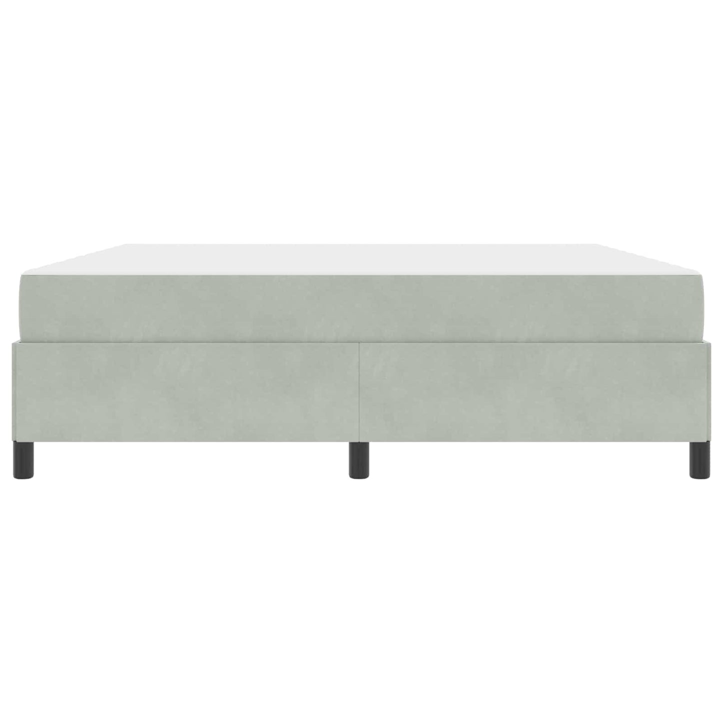 Struttura del letto Grigio chiaro 180 x 200 cm Tessuto