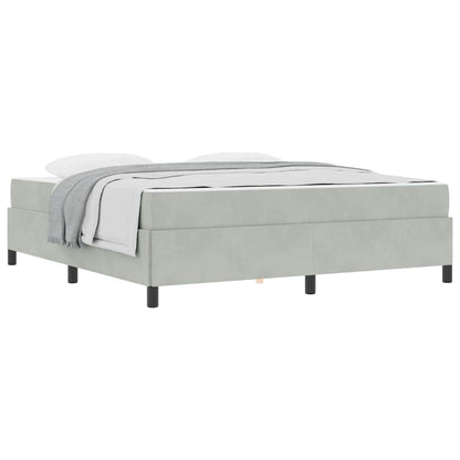 Struttura del letto Grigio chiaro, Grigio e Bianco 180 x 200 cm - homemem39