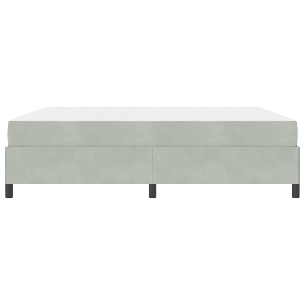 Struttura del letto Grigio chiaro, Grigio e Bianco 180 x 200 cm - homemem39