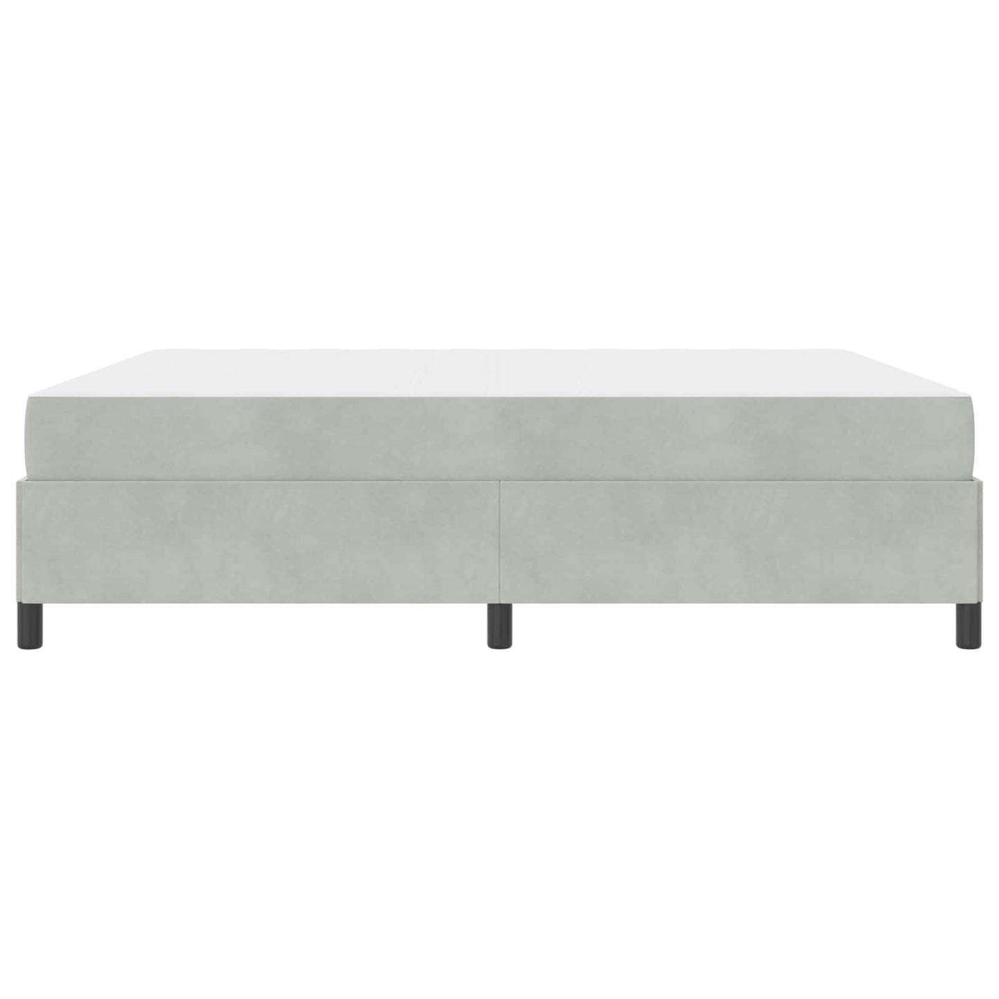 Struttura del letto Grigio chiaro 180 x 200 cm Tessuto