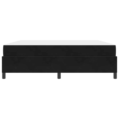 Struttura del letto Nero e Bianco e Nero 180 x 200 cm Velluto