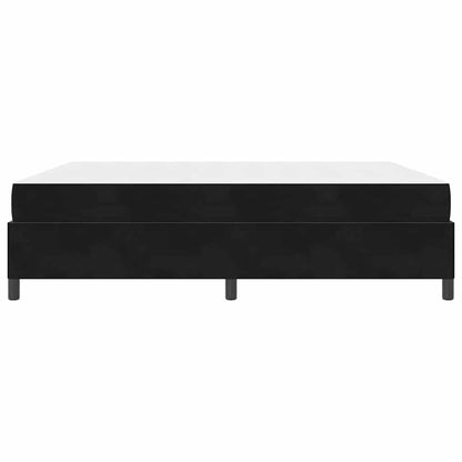 Struttura del letto Nero e Bianco e Nero 180 x 200 cm Velluto