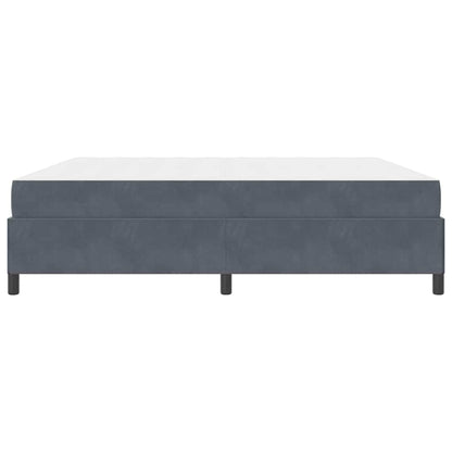 Struttura del letto Grigio scuro, Grigio e Bianco 200 x 200 cm