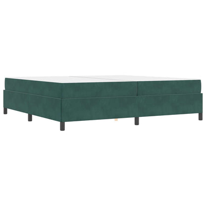 Struttura del letto Verde Scuro 200 x 200 cm Tessuto | homemem39