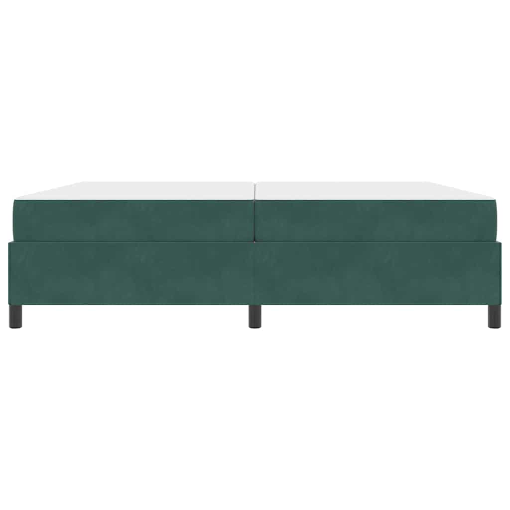 Struttura del letto Verde scuro, Verde e Bianco 200 x 200 cm - homemem39