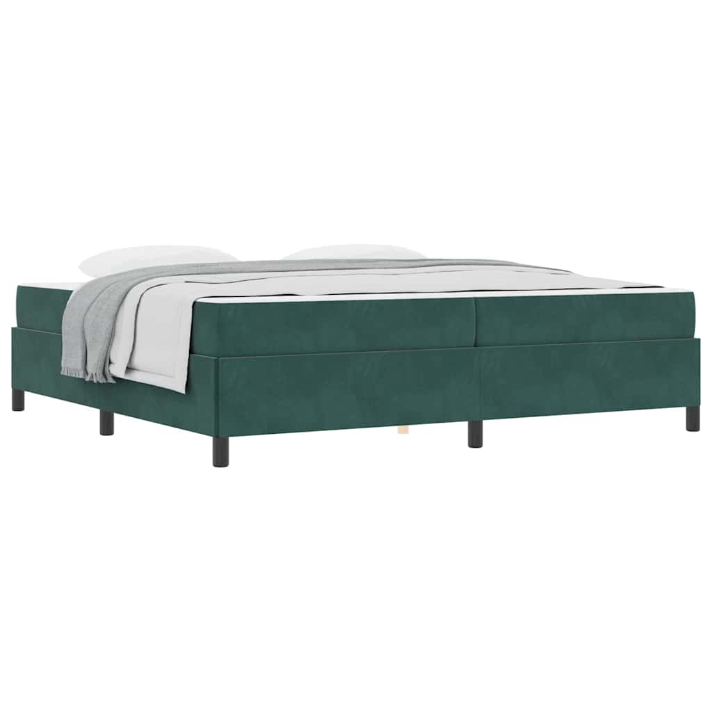 Struttura del letto Verde scuro, Verde e Bianco 200 x 200 cm