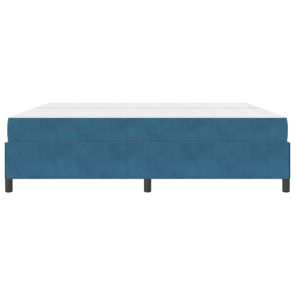 Struttura del letto Blu Scuro 200 x 200 cm Tessuto | homemem39