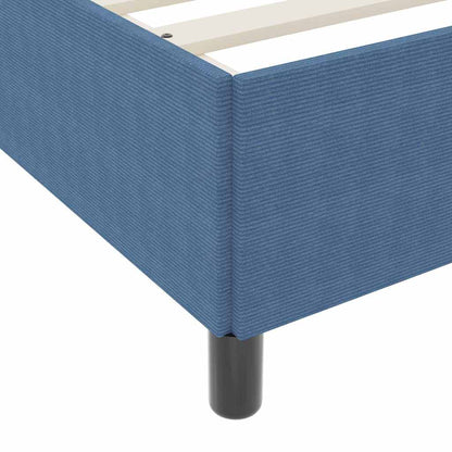 Struttura del letto Blu 80 x 200 cm Tessuto in velluto a coste