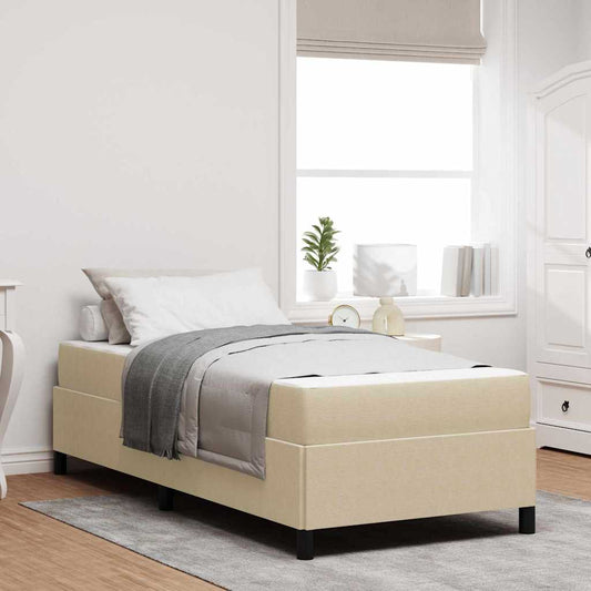 Struttura del letto Verde grigio chiaro 90 x 190 cm