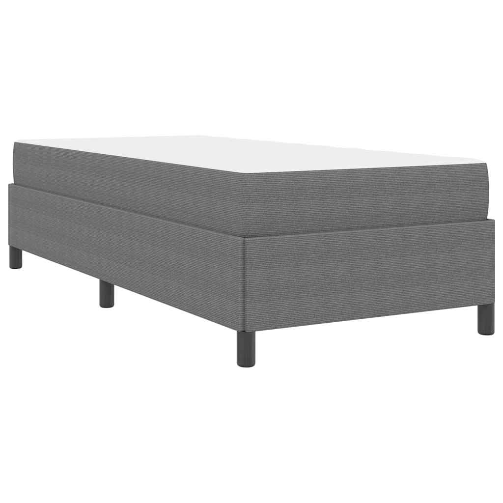Struttura del letto Grigio chiaro 90 x 200 cm Tessuto | homemem39