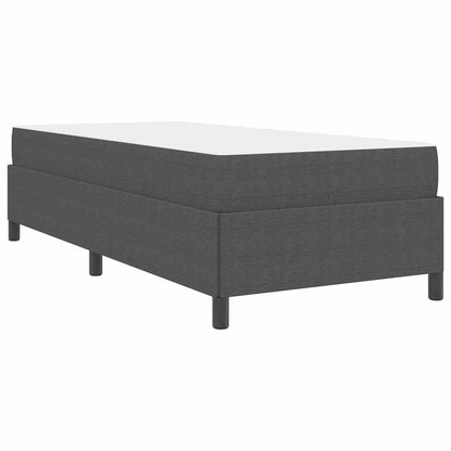 Struttura del letto Grigio scuro 90 x 200 cm Tessuto | homemem39