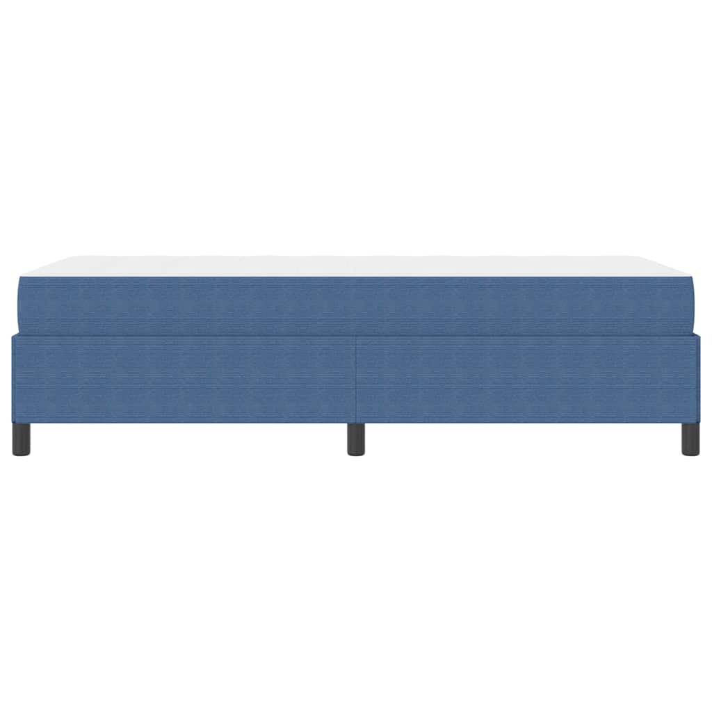 Struttura del letto con materasso Blu 100 x 200 cm Tessuto | homemem39
