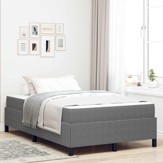 Struttura del letto Grigio chiaro 120 x 200 cm Tessuto | homemem39