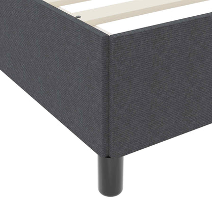 Struttura del letto Grigio scuro 120 x 200 cm Tessuto | homemem39