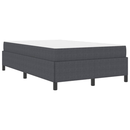 Struttura del letto Grigio scuro 120 x 200 cm Tessuto