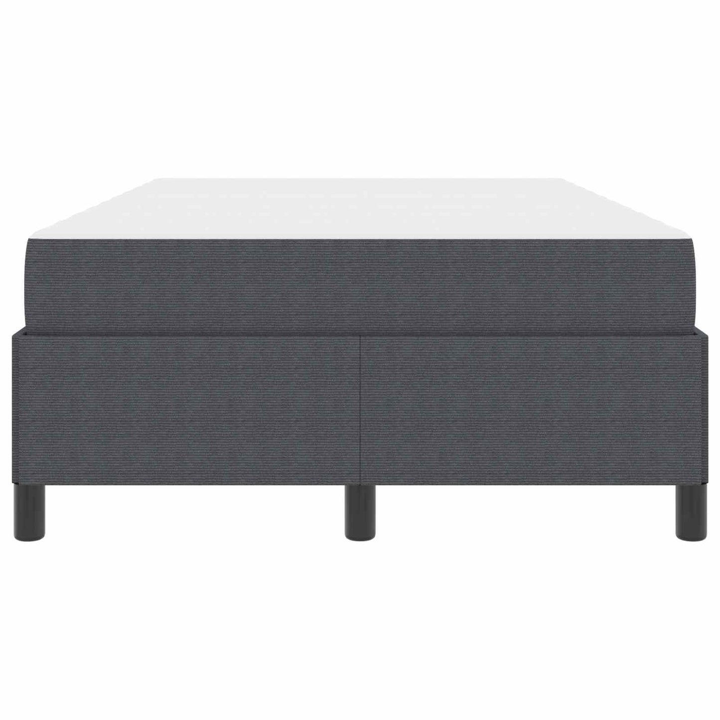 Struttura del letto Grigio scuro 120 x 200 cm Tessuto | homemem39