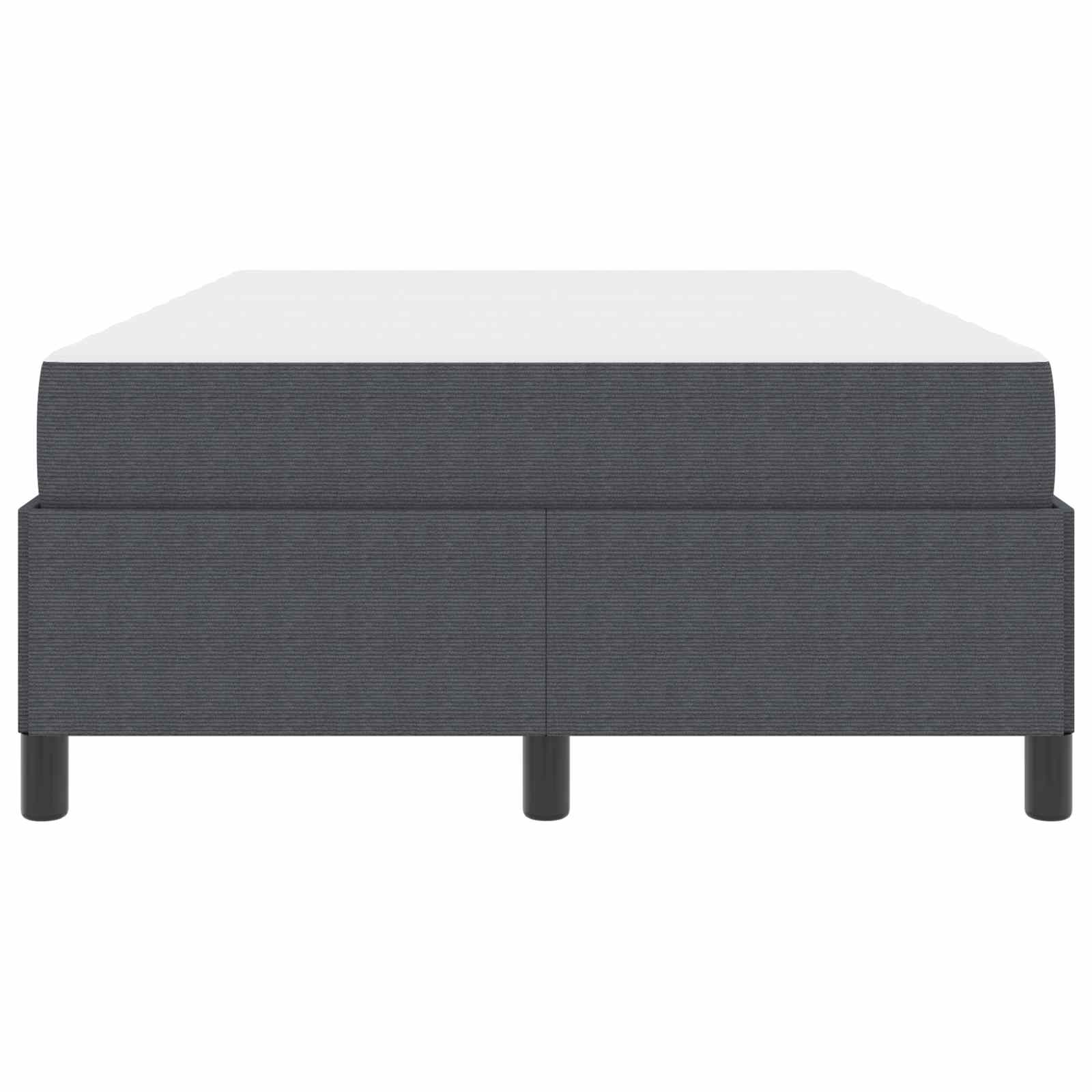 Struttura del letto Grigio scuro 120 x 200 cm Tessuto | homemem39