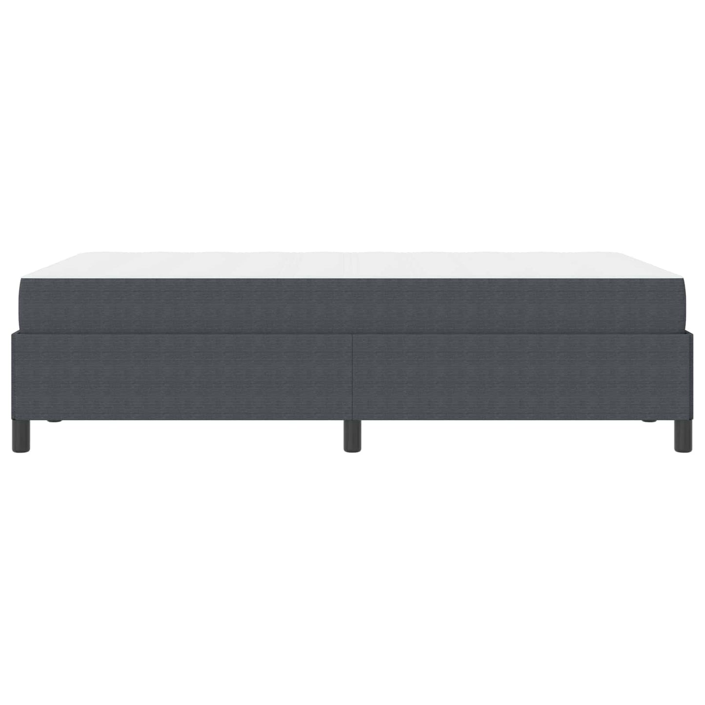 Struttura del letto Grigio scuro 120 x 200 cm Tessuto | homemem39