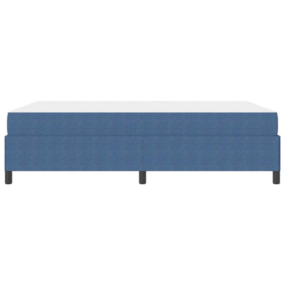 Struttura del letto con materasso Blu 140 x 190 cm Tessuto | homemem39