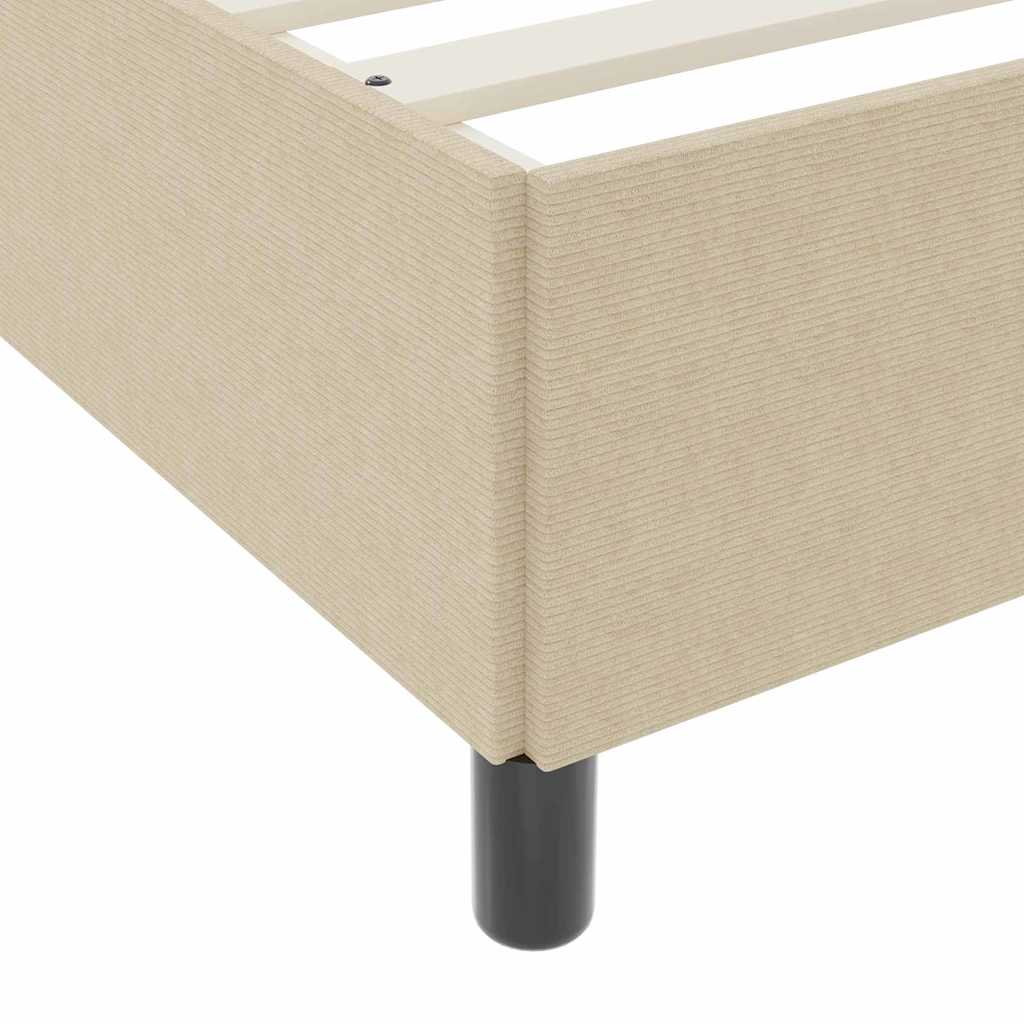 Struttura del letto Verde grigio chiaro 140 x 190 cm