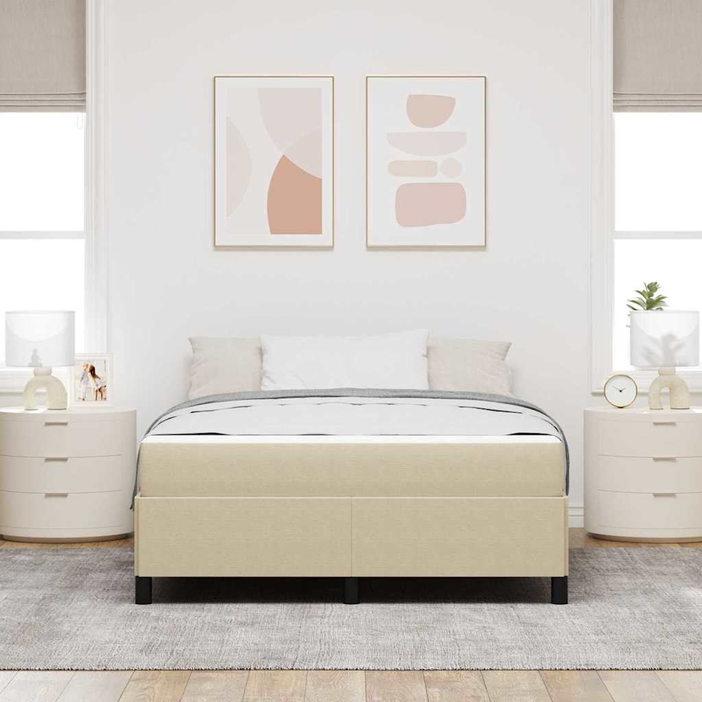 Struttura del letto Verde grigio chiaro 140 x 190 cm