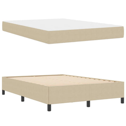 Struttura del letto Verde grigio chiaro 140 x 190 cm