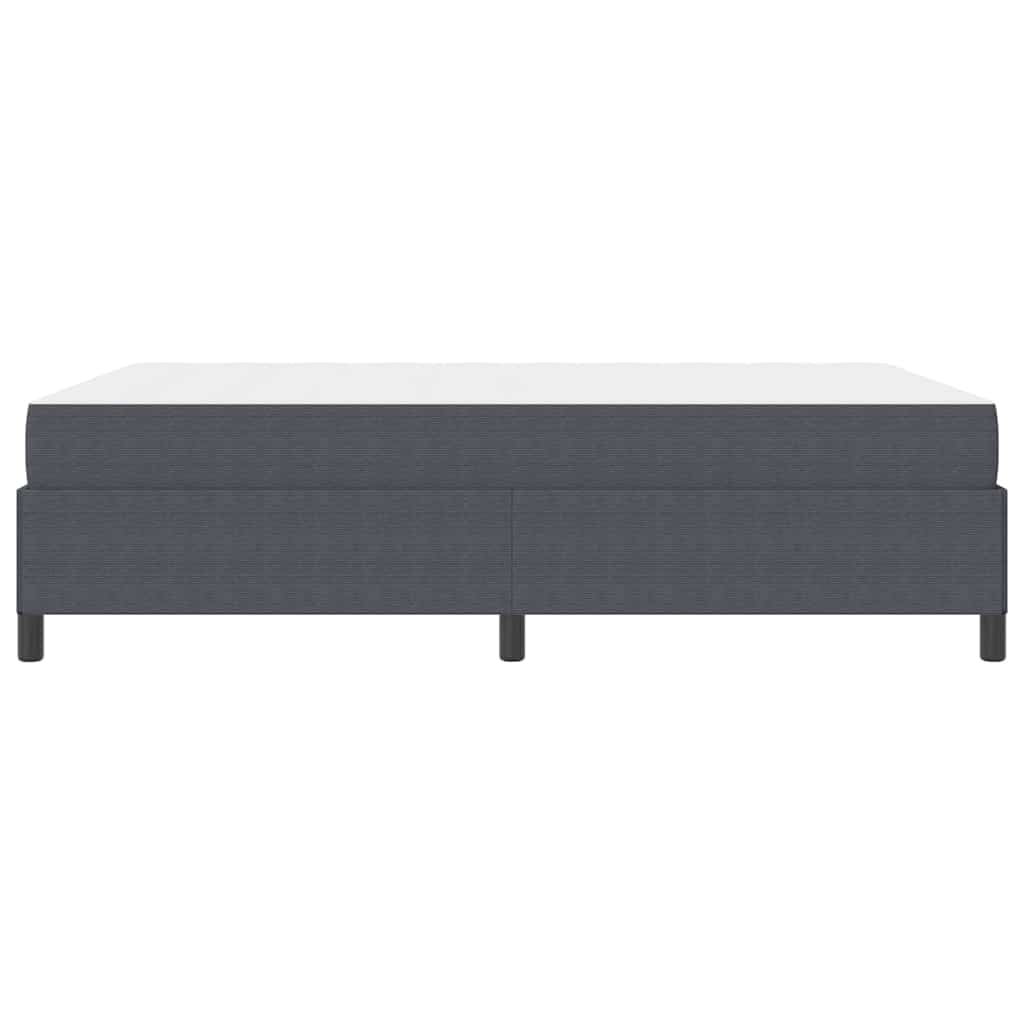 Struttura del letto Grigio scuro 140 x 200 cm Tessuto | homemem39