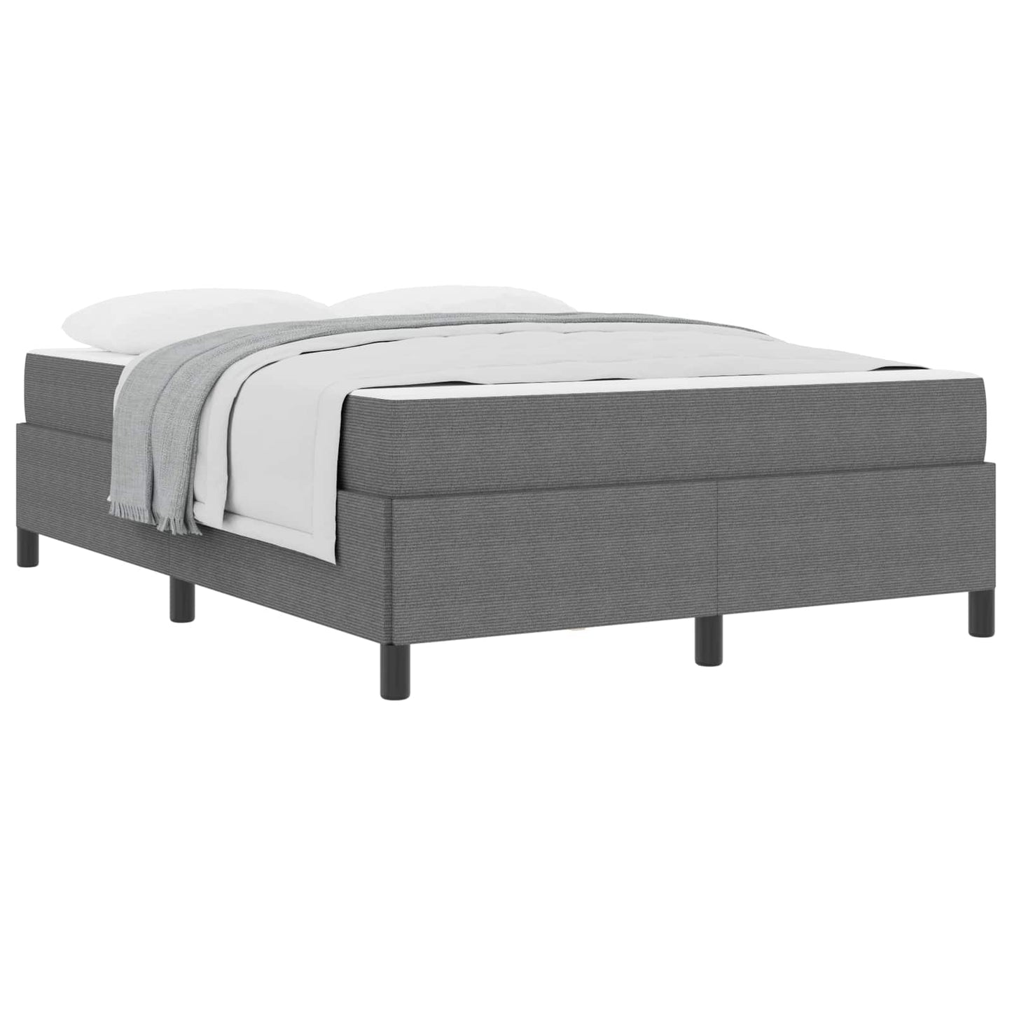 Struttura del letto Grigio chiaro 160 x 200 cm Tessuto | homemem39