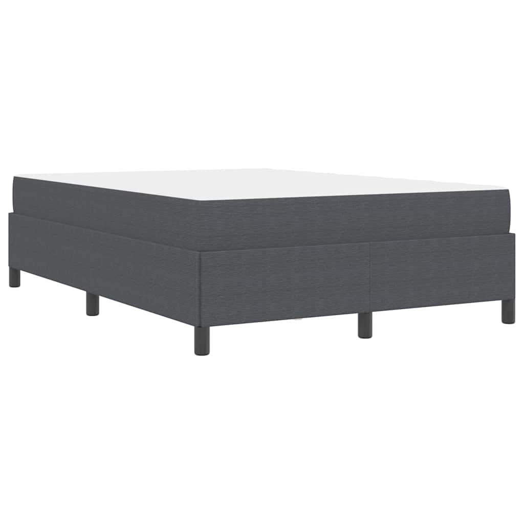 Struttura del letto Grigio scuro 160 x 200 cm Tessuto | homemem39
