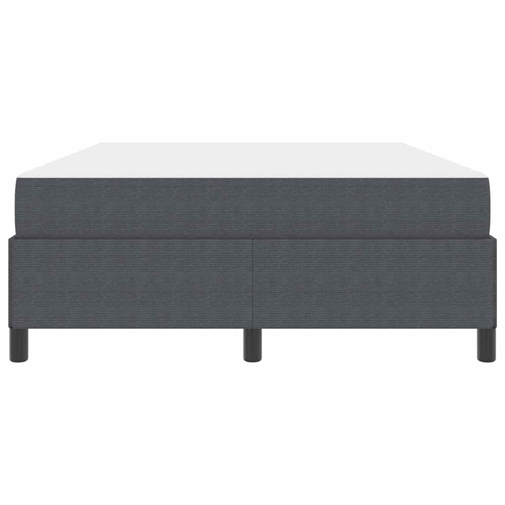 Struttura del letto Grigio scuro 160 x 200 cm Tessuto | homemem39