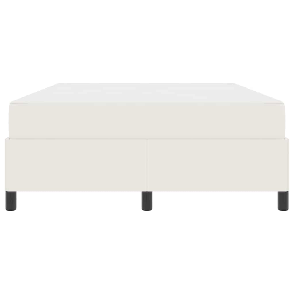 Struttura del letto con materasso Crema 160 x 200 cm Tessuto | homemem39