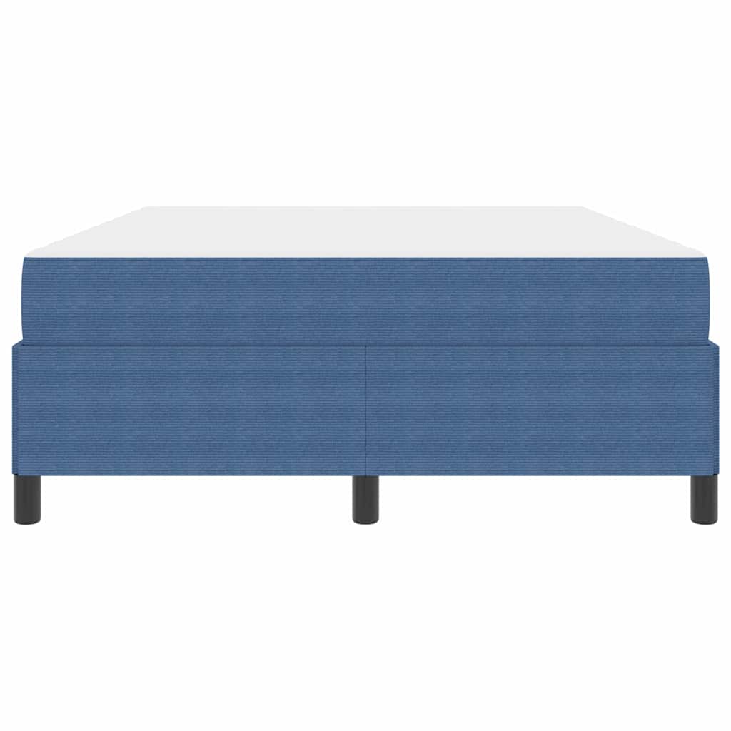 Struttura del letto con materasso Blu 160 x 200 cm Tessuto | homemem39