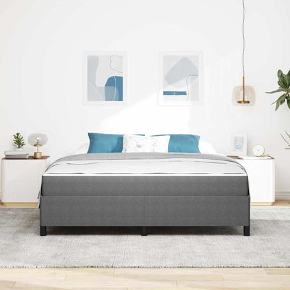 Struttura del letto Grigio chiaro 180 x 200 cm Tessuto