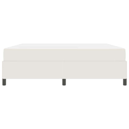 Struttura del letto con materasso Crema 180 x 200 cm Tessuto | homemem39