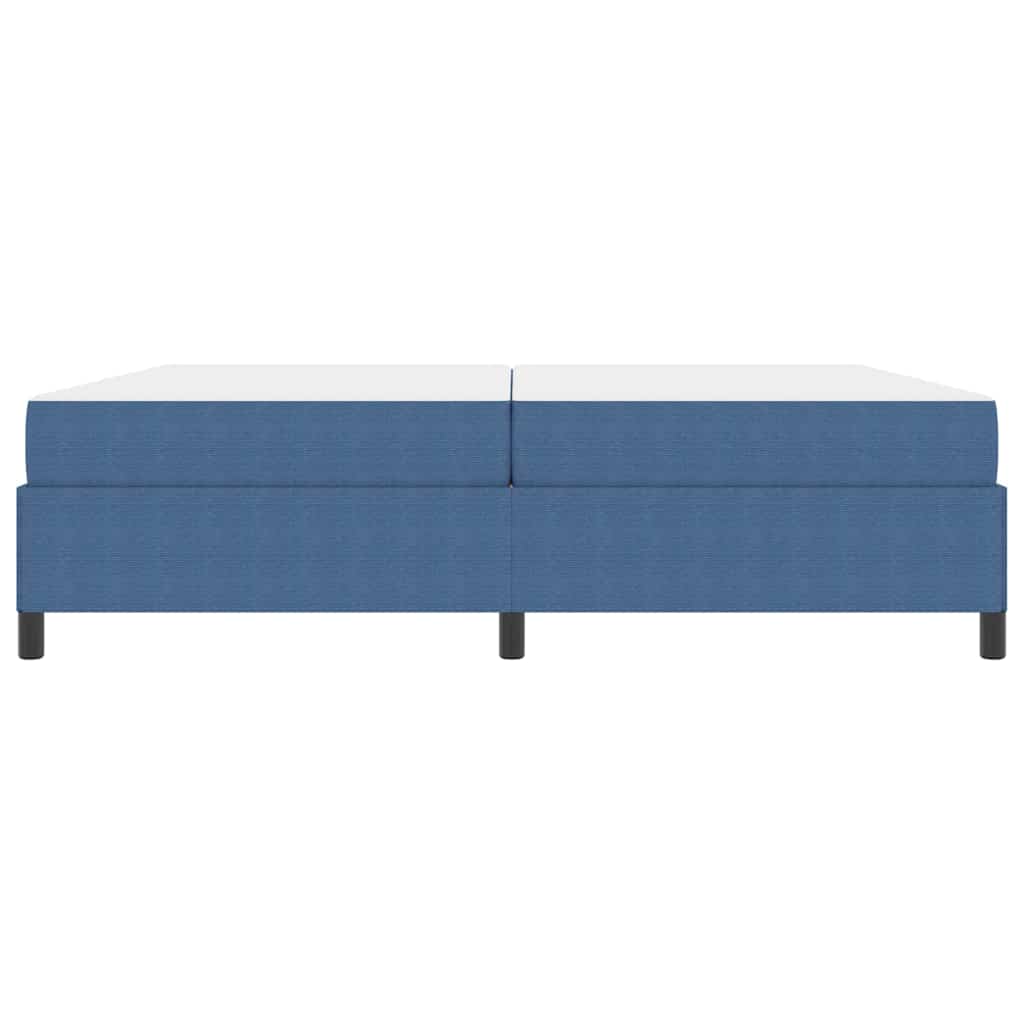 Struttura del letto Blu 200 x 200 cm Tessuto in velluto a coste