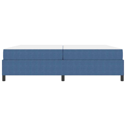 Struttura del letto Blu 200 x 200 cm Tessuto in velluto a coste
