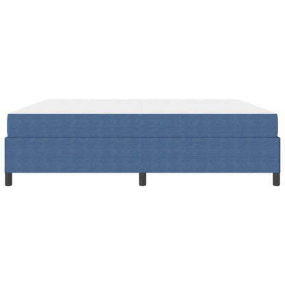 Struttura del letto Blu 200 x 200 cm Tessuto in velluto a coste