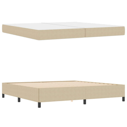 Struttura del letto Grigio Verde Chiaro 200 x 200 cm Tessuto | homemem39