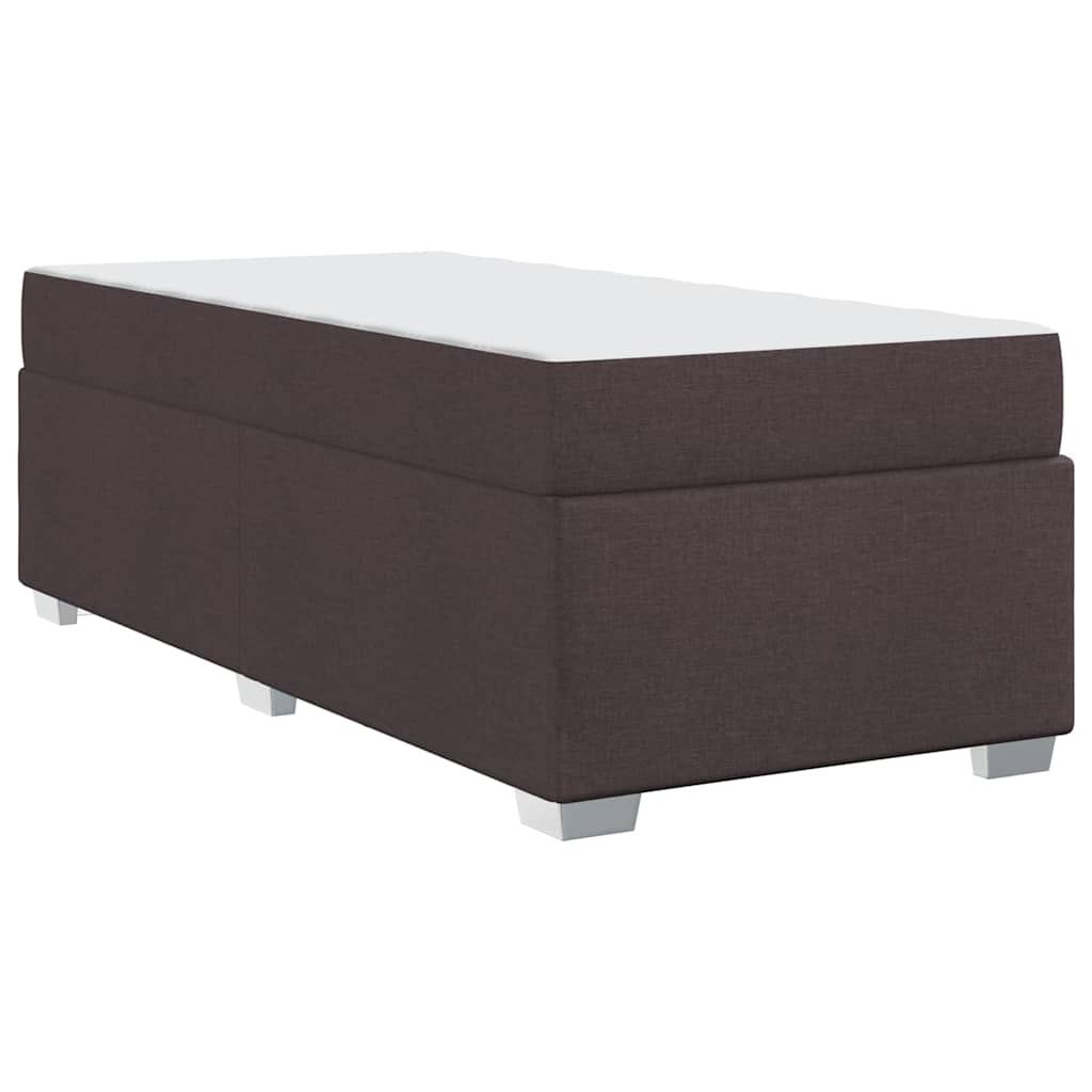 Struttura del letto Marrone scuro 80 x 200 cm Tessuto