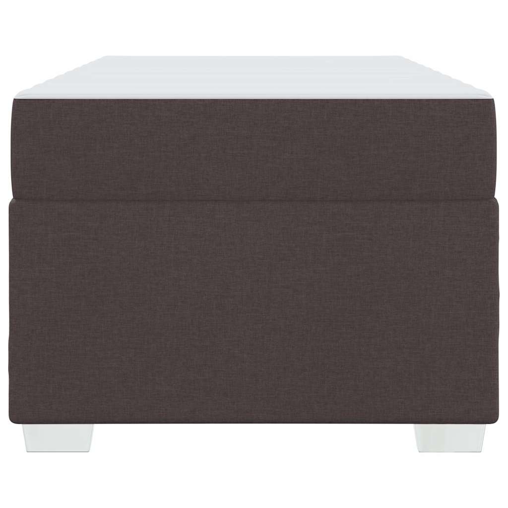 Struttura del letto Marrone scuro 80 x 200 cm Tessuto