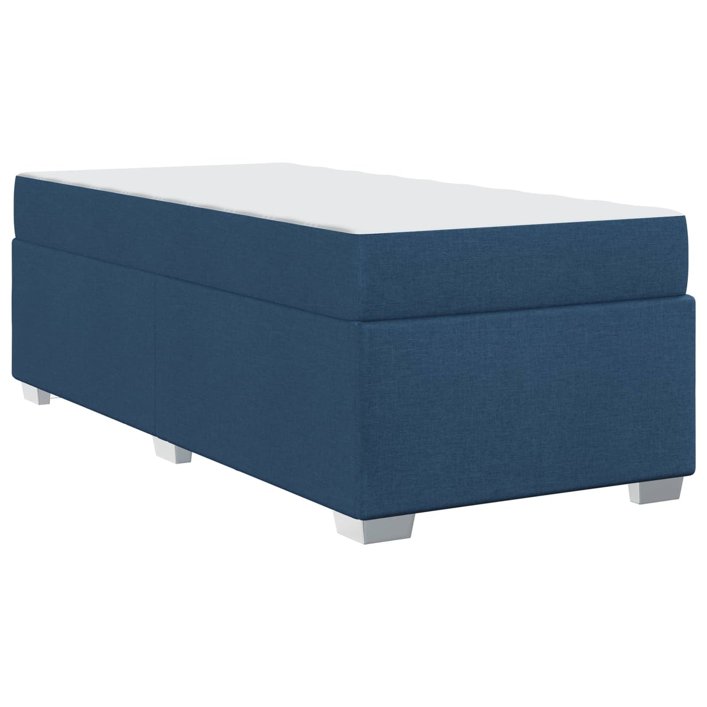 Struttura del letto con materasso Blu 80 x 200 cm Tessuto | homemem39