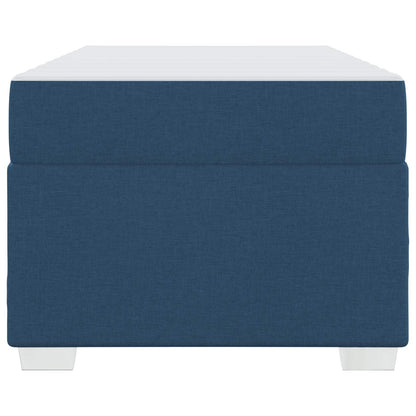 Struttura del letto con materasso Blu 80 x 200 cm Tessuto