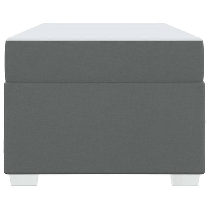 Struttura del letto Grigio scuro 90 x 190 cm Tessuto - homemem39
