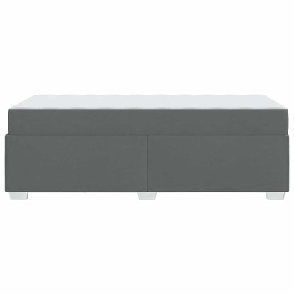 Struttura del letto Grigio scuro 90 x 190 cm Tessuto