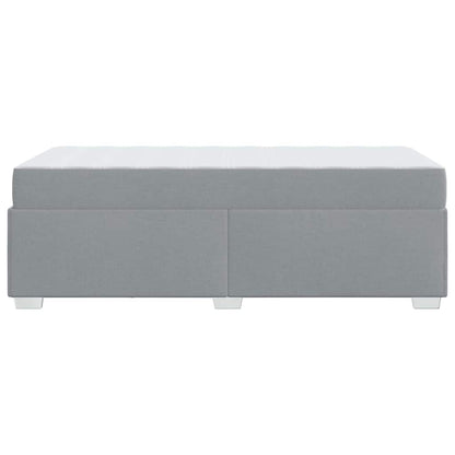 Struttura del letto Grigio chiaro 90 x 200 cm Tessuto