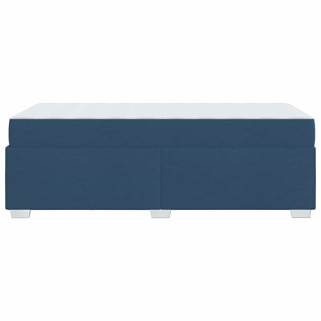 Struttura del letto con materasso Blu 90 x 200 cm Tessuto | homemem39