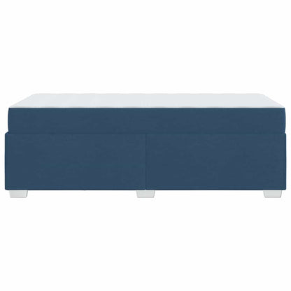 Struttura del letto con materasso Blu 90 x 200 cm Tessuto | homemem39