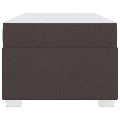 Struttura del letto Marrone scuro 100 x 200 cm Tessuto - homemem39